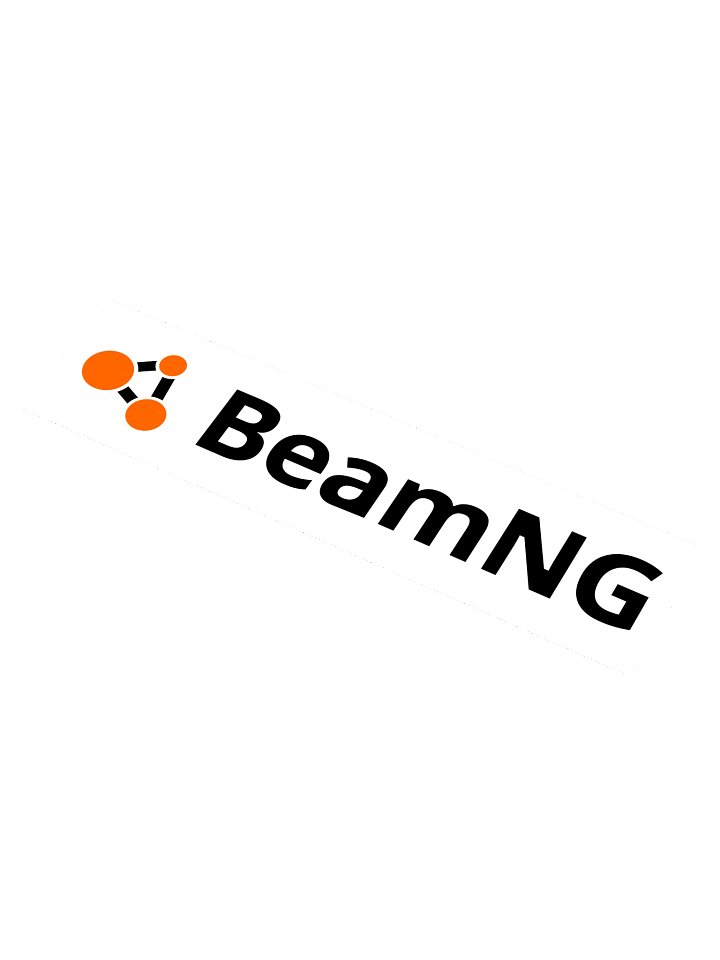 BeamNG Logo XL Sticker (Black) product image (1)