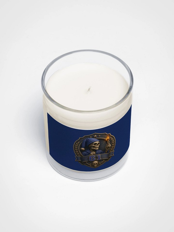 "SMX 61" Soy Wax Candle In A Clear Glass Jar product image (2)