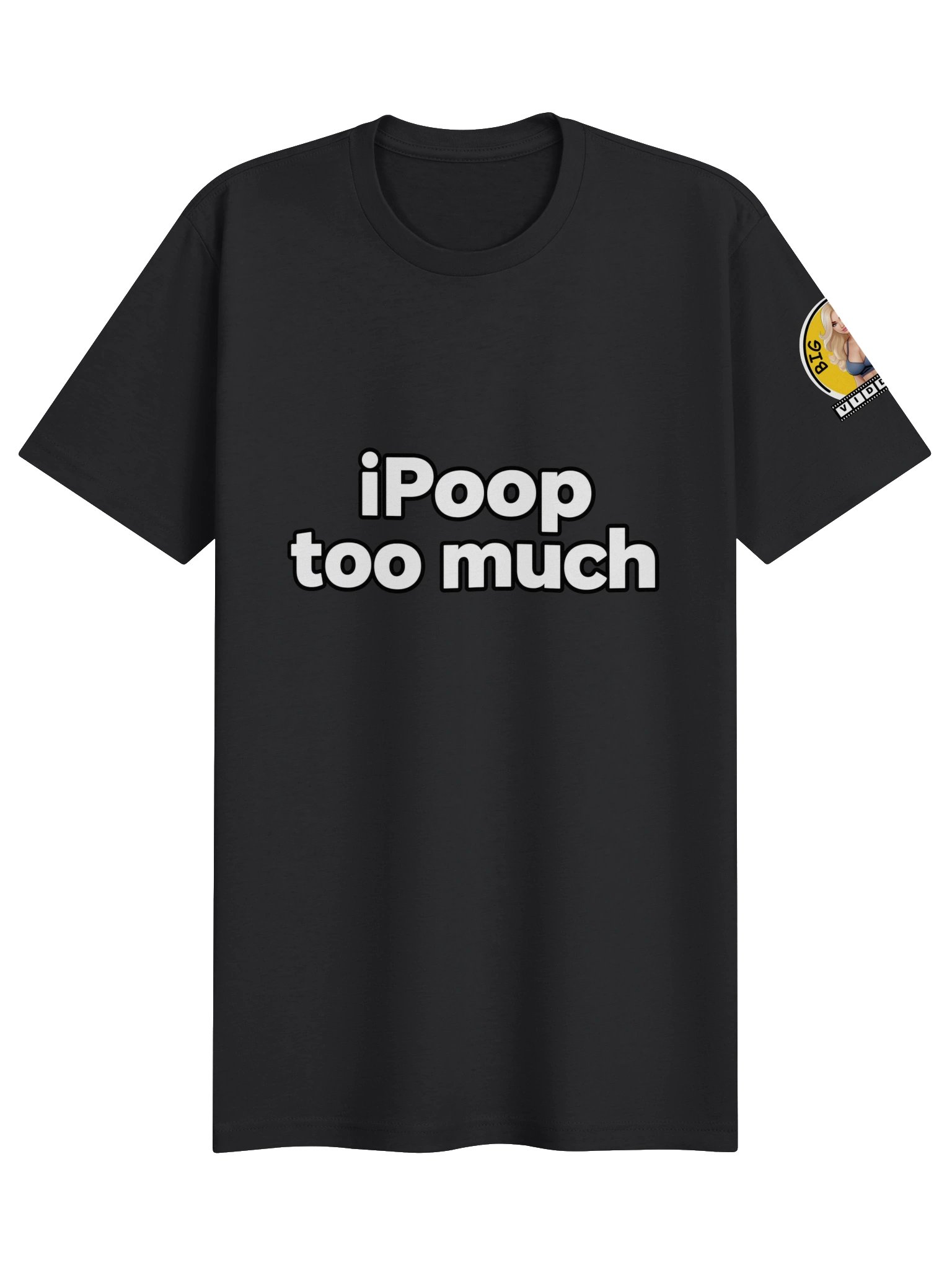 iPoop Too Much – Funny Bathroom Humor T-Shirt product image (6)