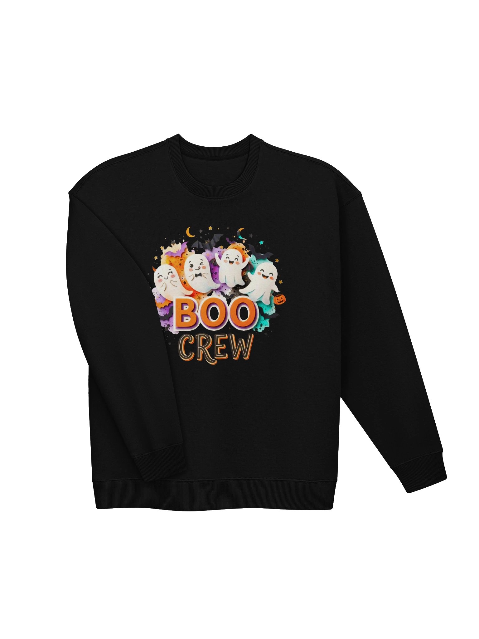 MINAY Originals | Halloween Edition "BOO CREW" Graphic Oversized Sweatshirt product image (10)