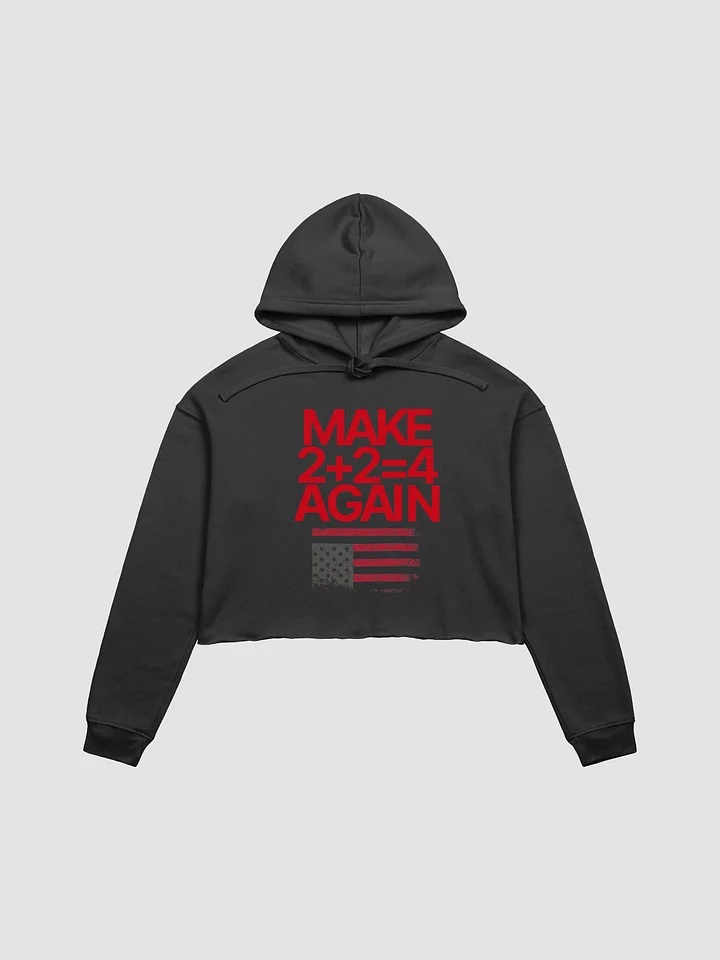 Make 2 + 2 + 4 Again Cropped Hoodie product image (1)