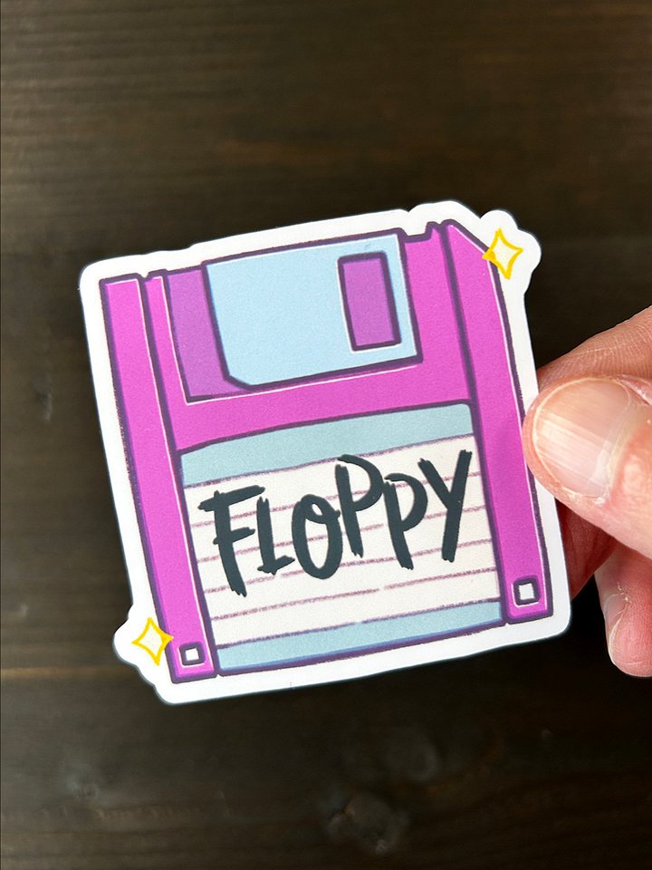 sticker : floppy product image (2)