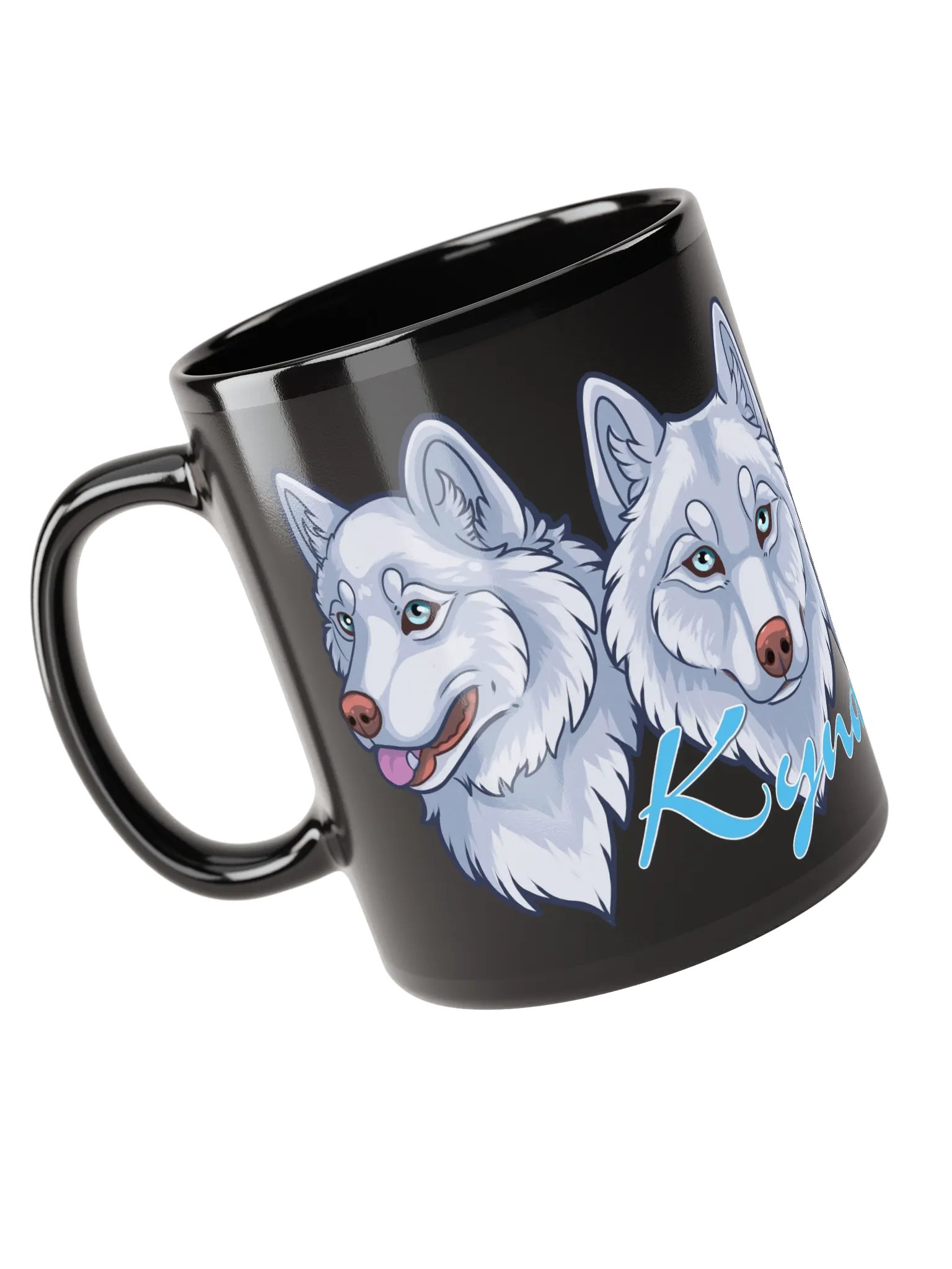 Kyna Black Glossy Mug product image (3)