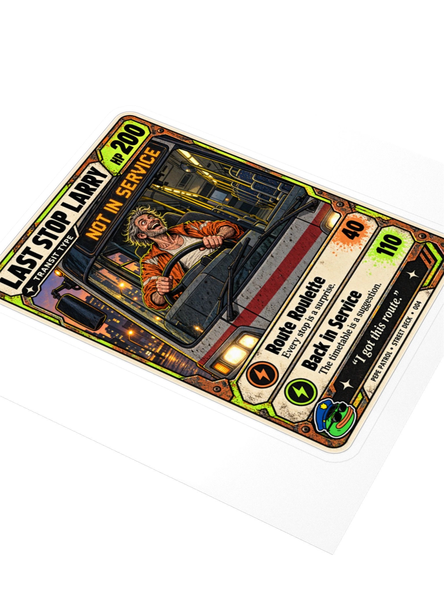 Last Stop Larry — Street Deck Sticker 004 product image (3)