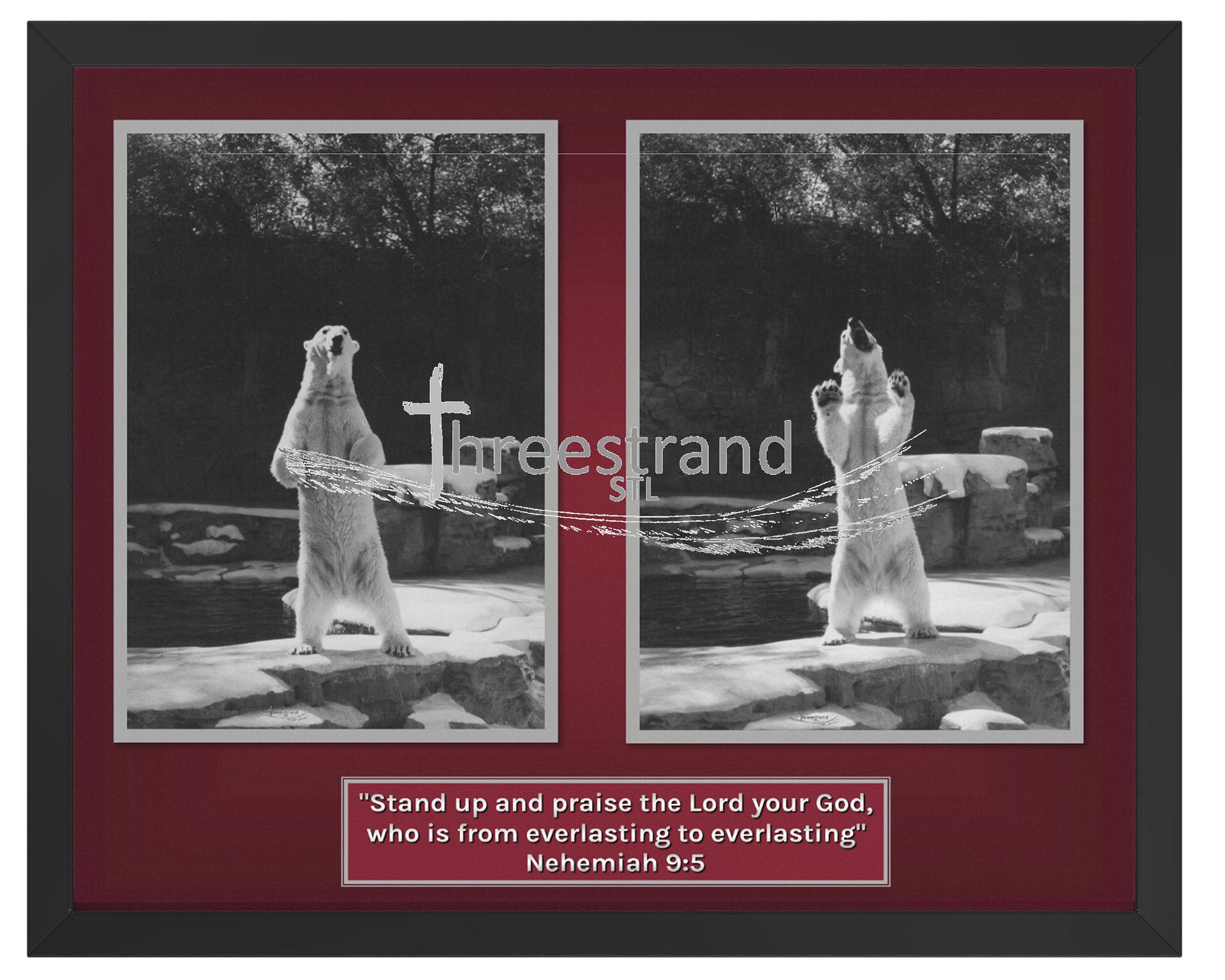 Vibrant Ayous Wood Framed Poster - Stand & Shout product image (1)