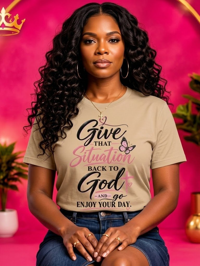 Faith & Flutter Christian Graphic Tee product image (1)