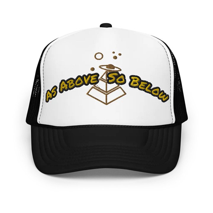 As Above So Below Foam Trucker Hat product image (1)