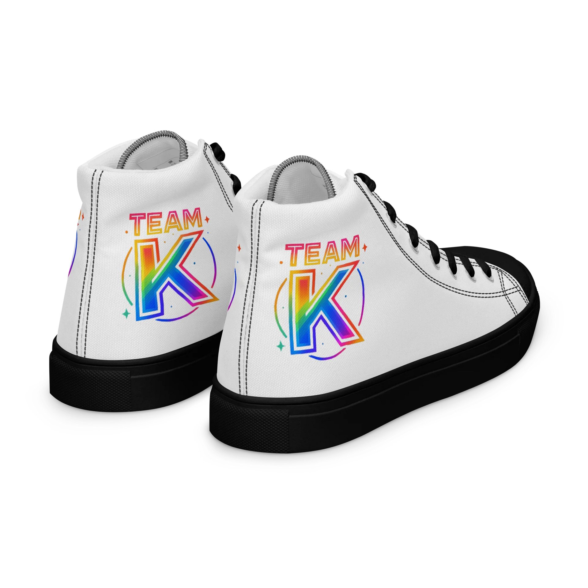 TEAM K Pride 1 Women's High Top Canvas Shoes product image (7)