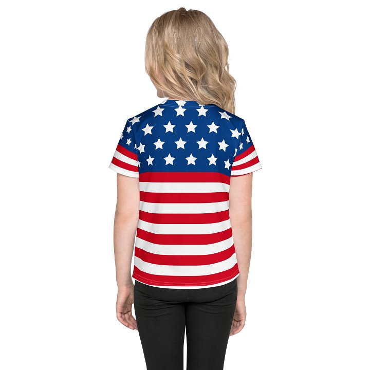 Patriotic Stars & Stripes Kids T-Shirt product image (2)