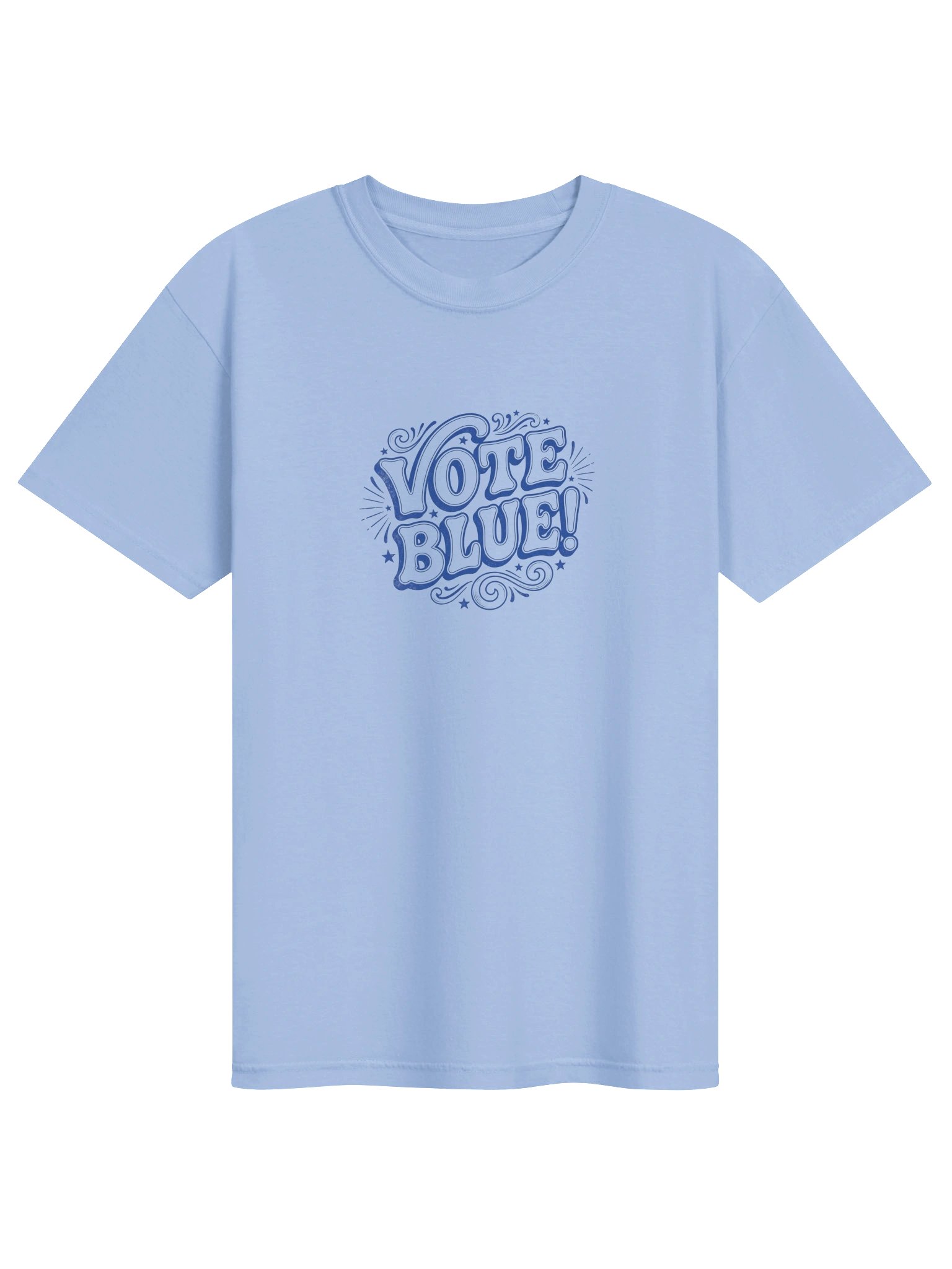 Brazen Candor – Get Your Butt in the Booth! Classic Tee - Light Blue - Vote Blue product image (1)