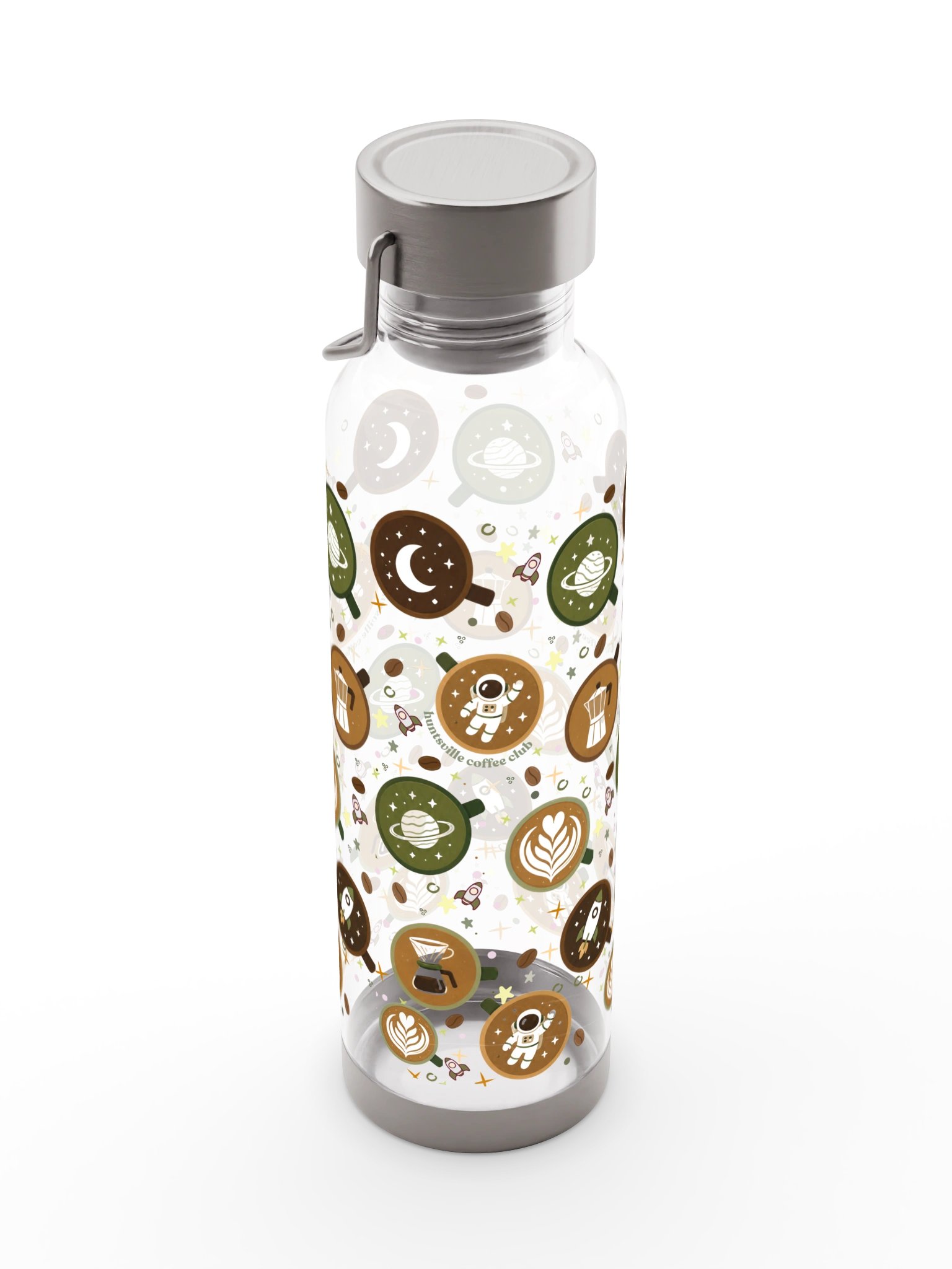 Cosmic Coffee Mug Pattern Sports Bottle product image (8)
