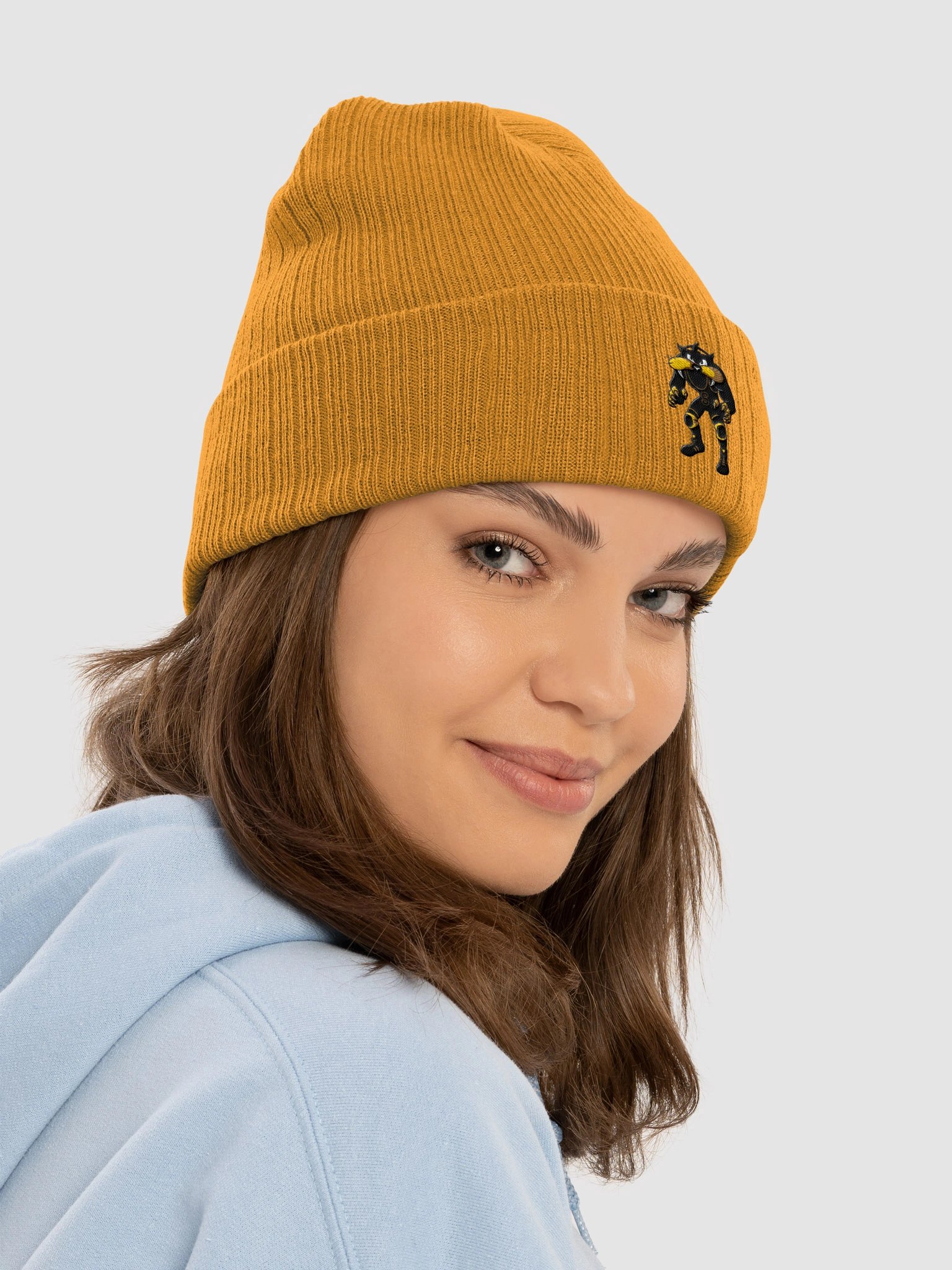 Sabercats Fierce Mascot Ribbed Beanie product image (39)