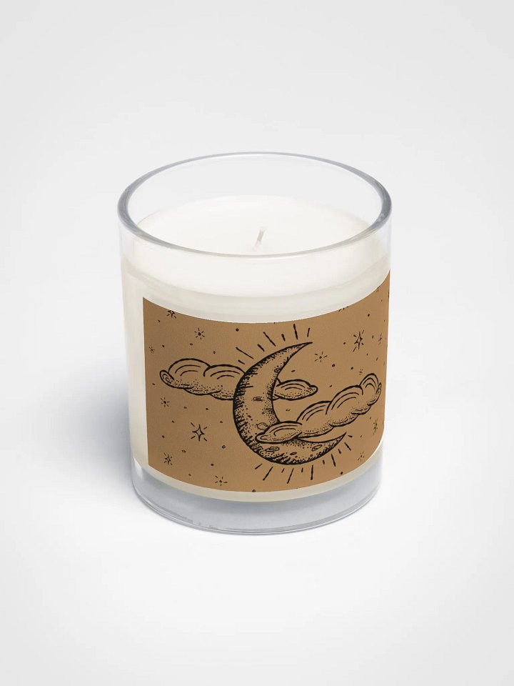 Golden Night Crescent Moon Soy Wax Candle product image (2)