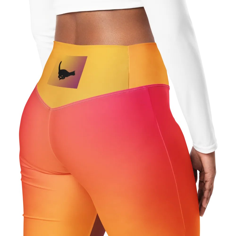 Dreamy Cat Collection Flare Leggings product image (3)