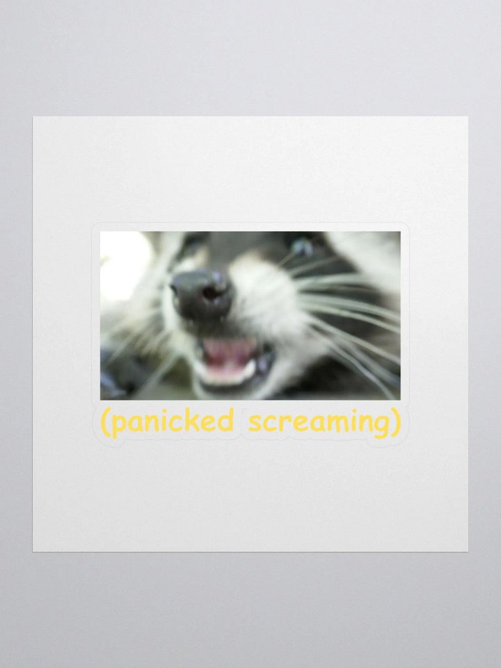 Panicked Screaming Sticker product image (1)