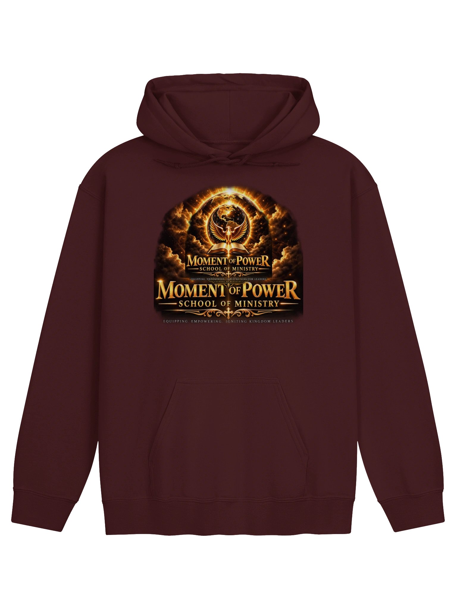 Kingdom Hoodie — Logo Front / Zechariah 4:6 Back product image (13)