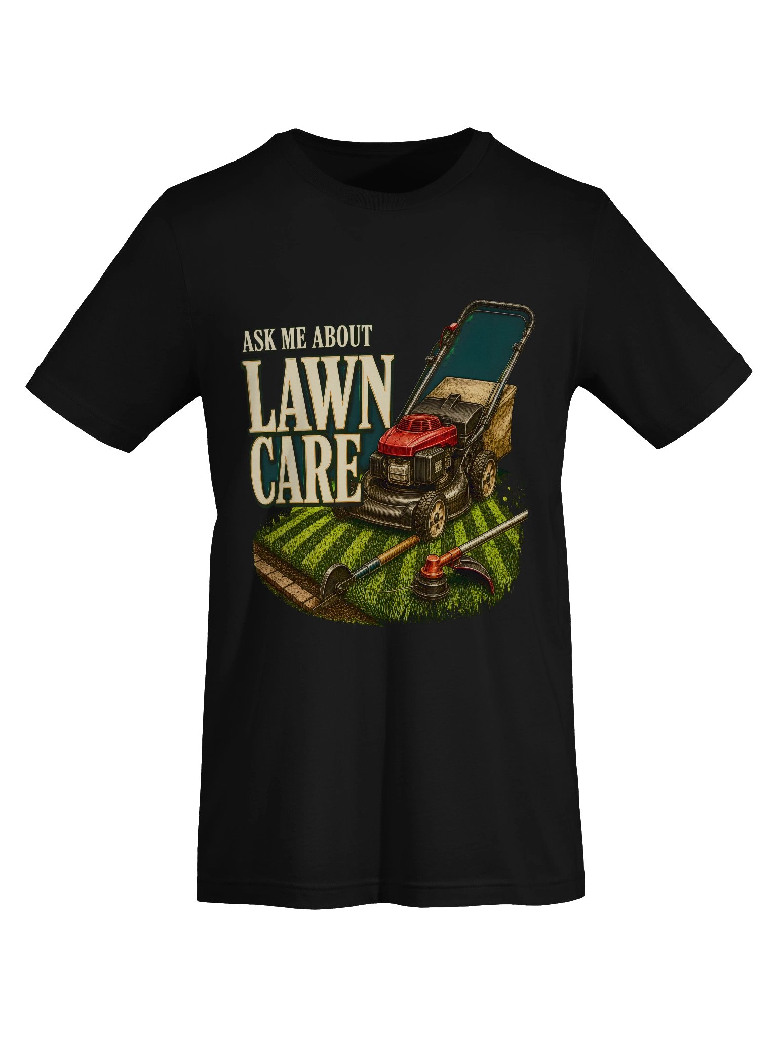 Ask Me About Lawn Care Tee product image (31)