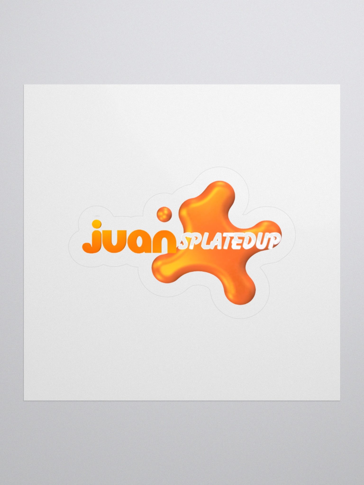 JuanSplatedUp Stickers product image (1)