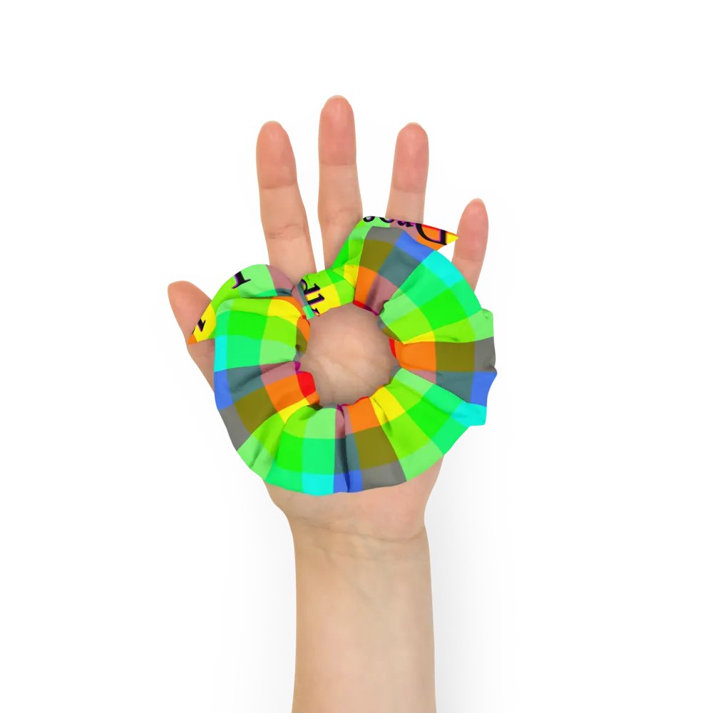 Rainbow Checkers Scrunchy product image (7)