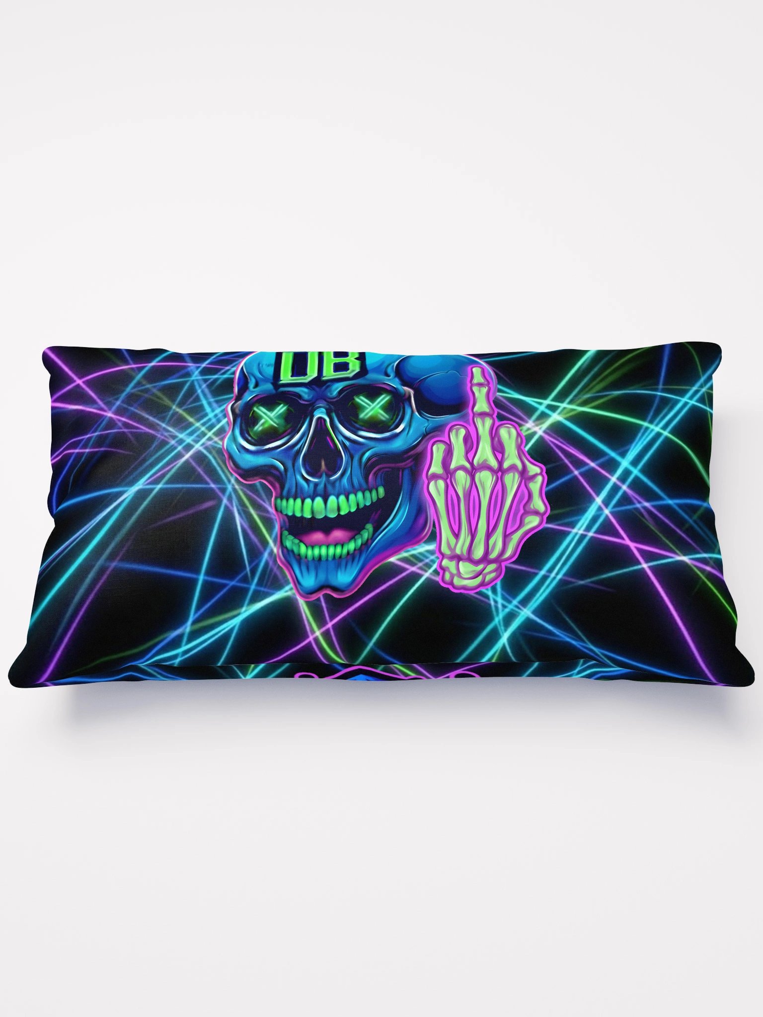 "Finger 'N' The Reaper" Premium Throw Pillow product image (5)