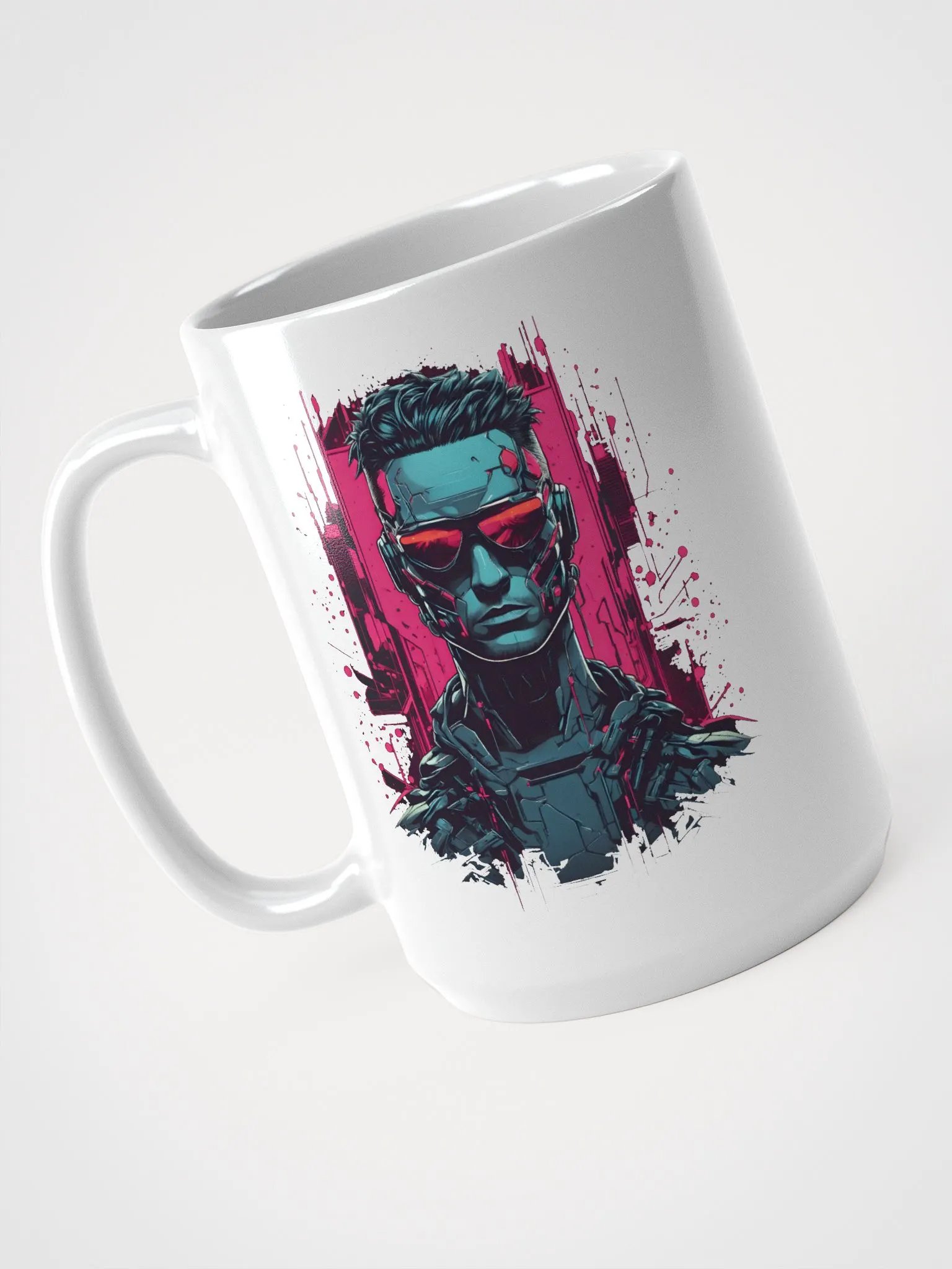 Cybernetic Cityscape Mug product image (3)