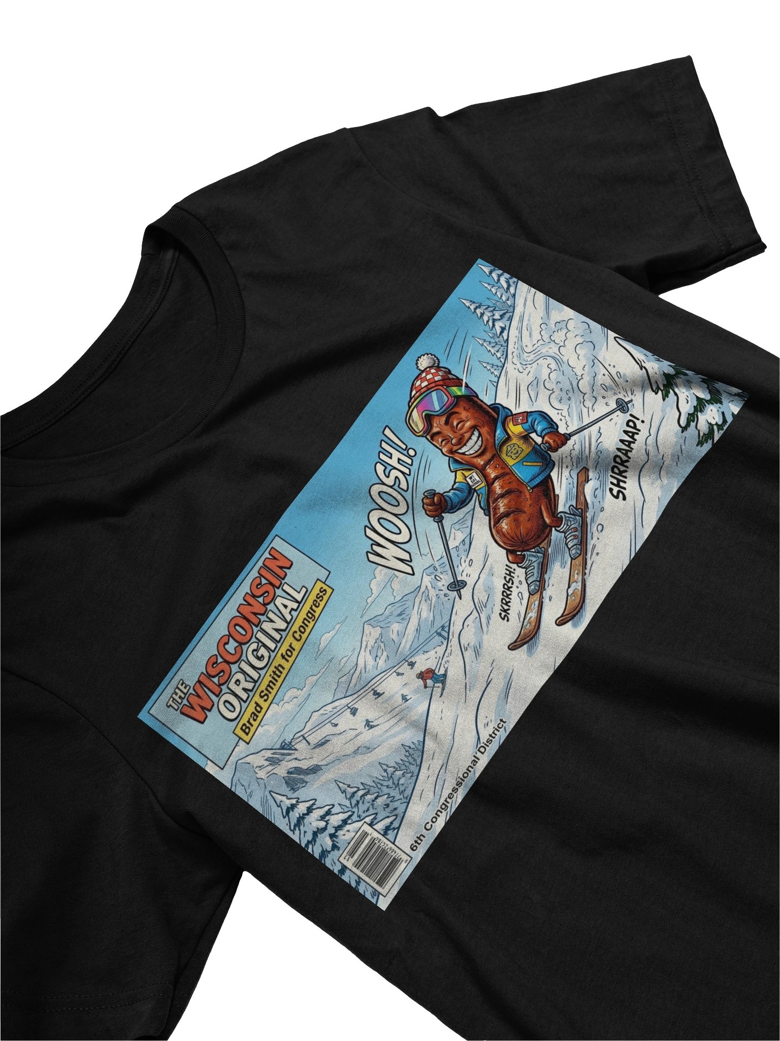 The Wisconsin Original Brat Ski Tee product image (3)