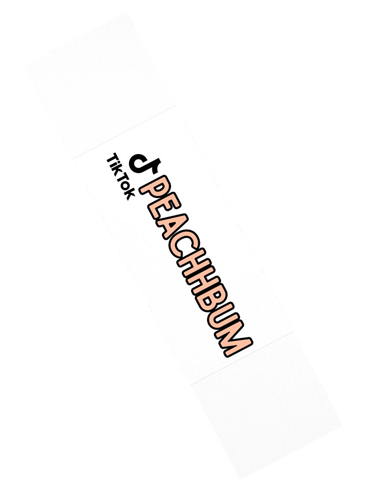 Tik Tok Peachhbum Sticker product image (2)