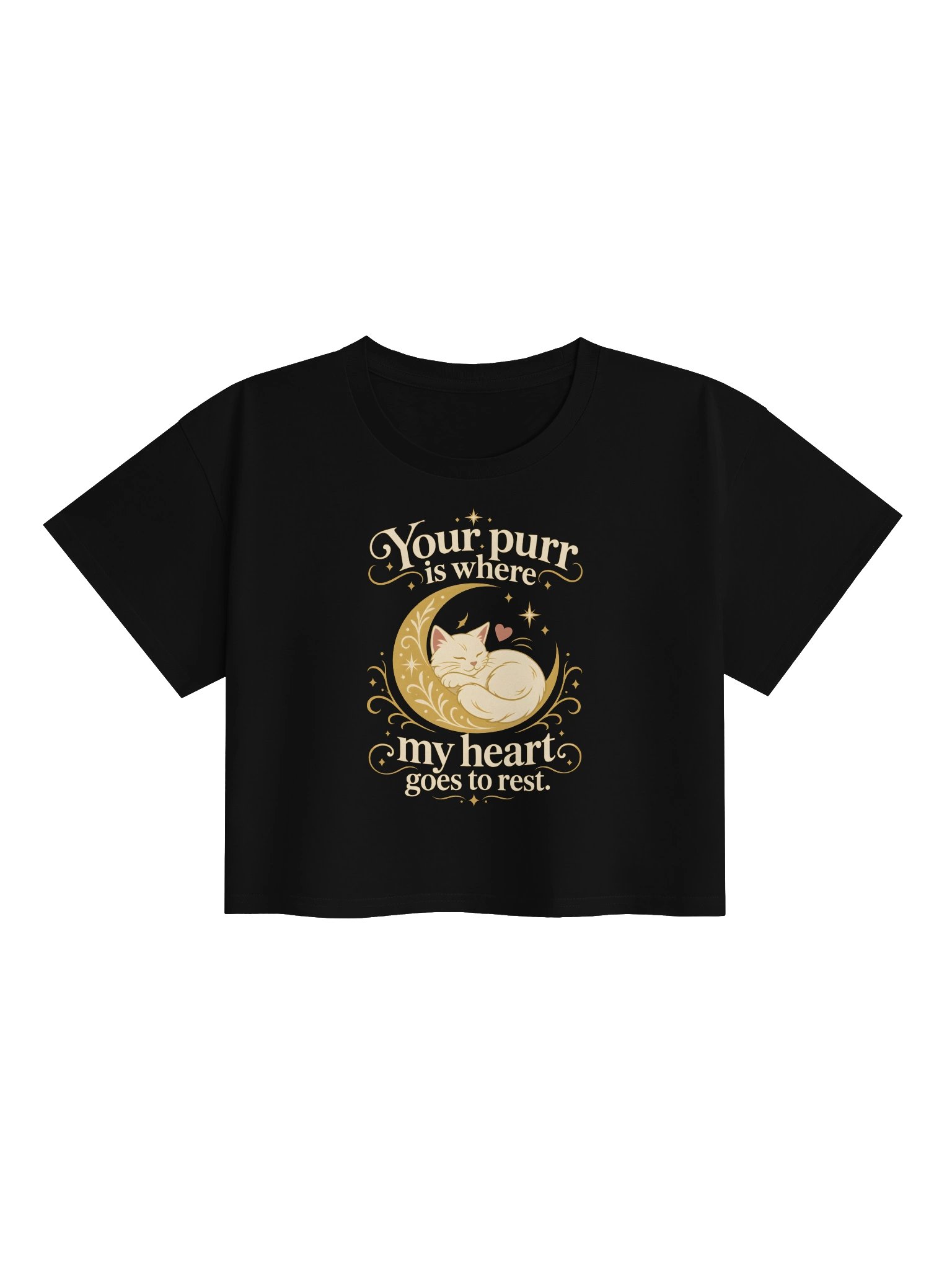 Your Purr Is Where My Heart Goes To Rest [Crop Top] product image (5)