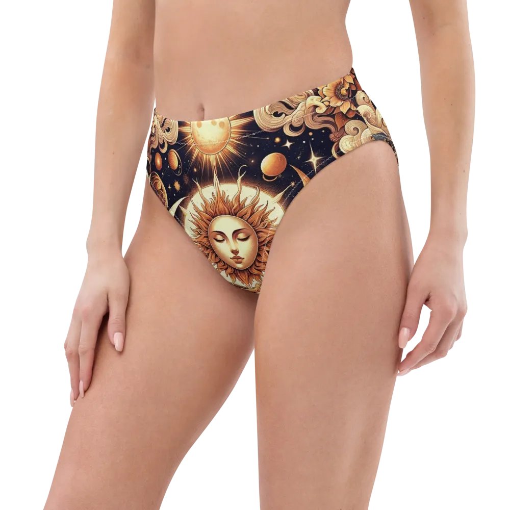 All-Over Print Recycled High Waisted Bikini Bottom product image (7)