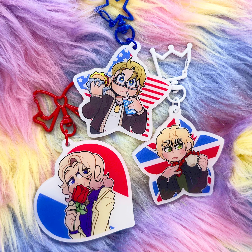 Wine, Tea, & Fast Food | Acrylic Charm Set product image (2)