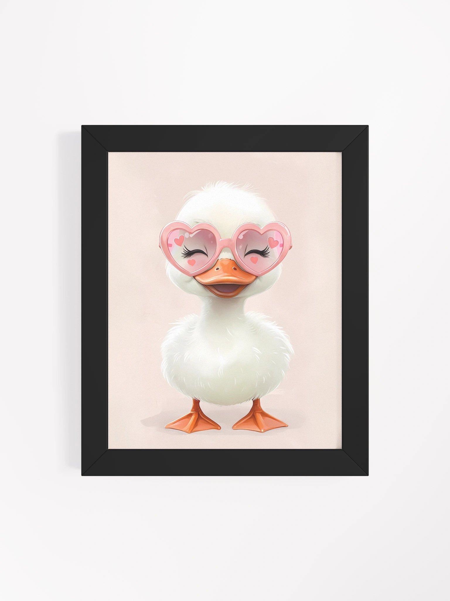 Quirky Duckling in Pink Sunglasses Poster product image (5)