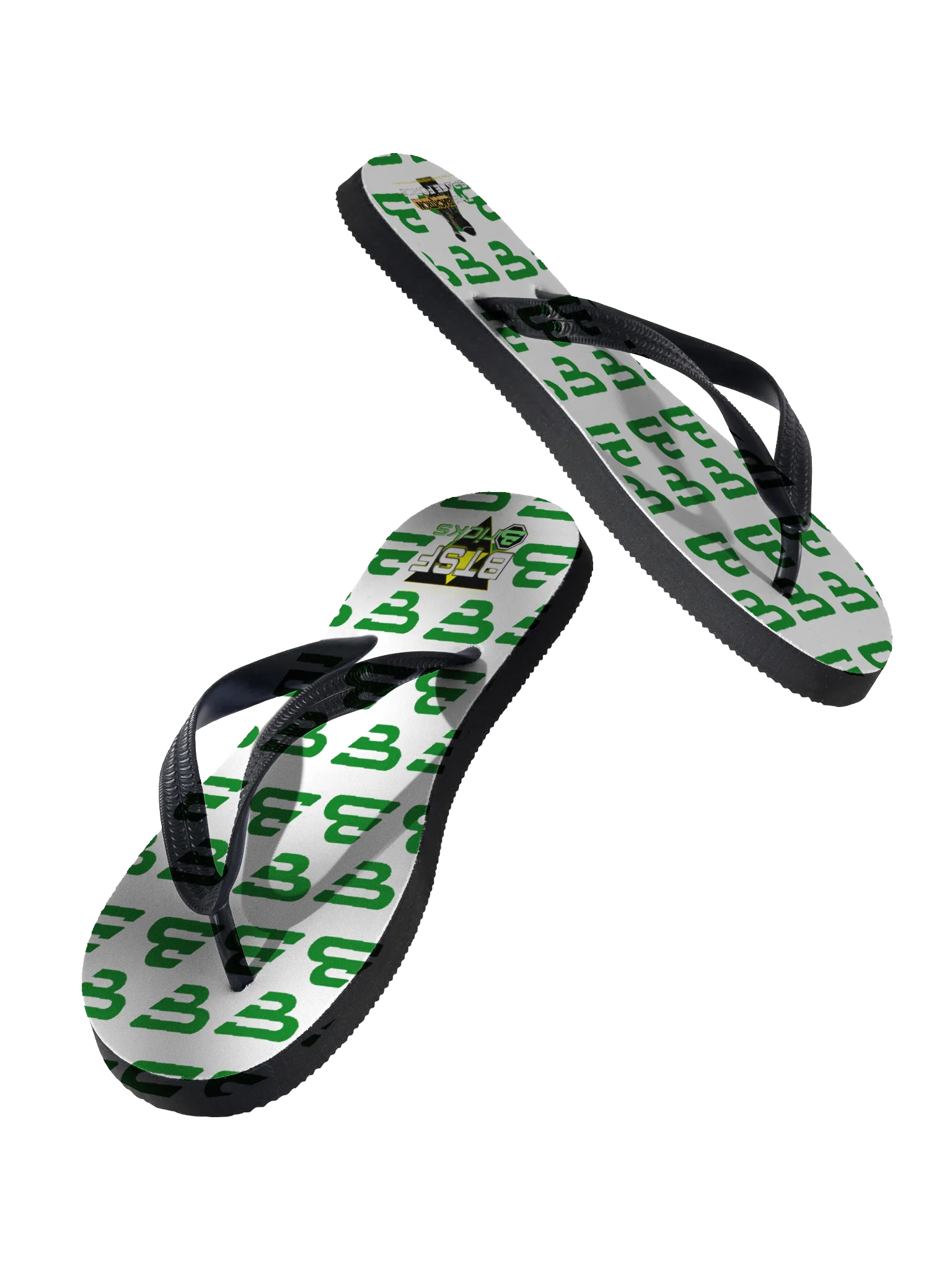 Galactic Green Flip-Flops product image (3)