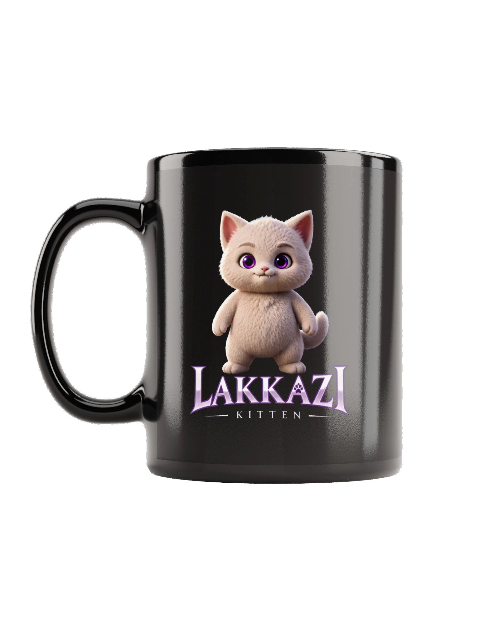 Lakkazi Kitten Black Mug product image (1)