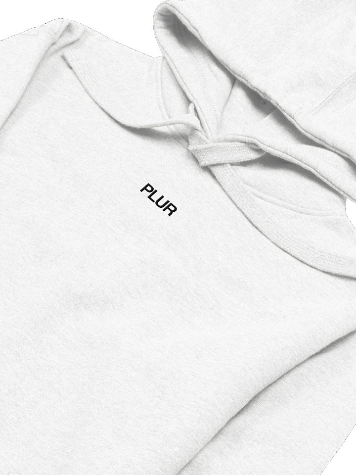 PLUR Hoodie (Limited Edition Stitched White) product image (1)