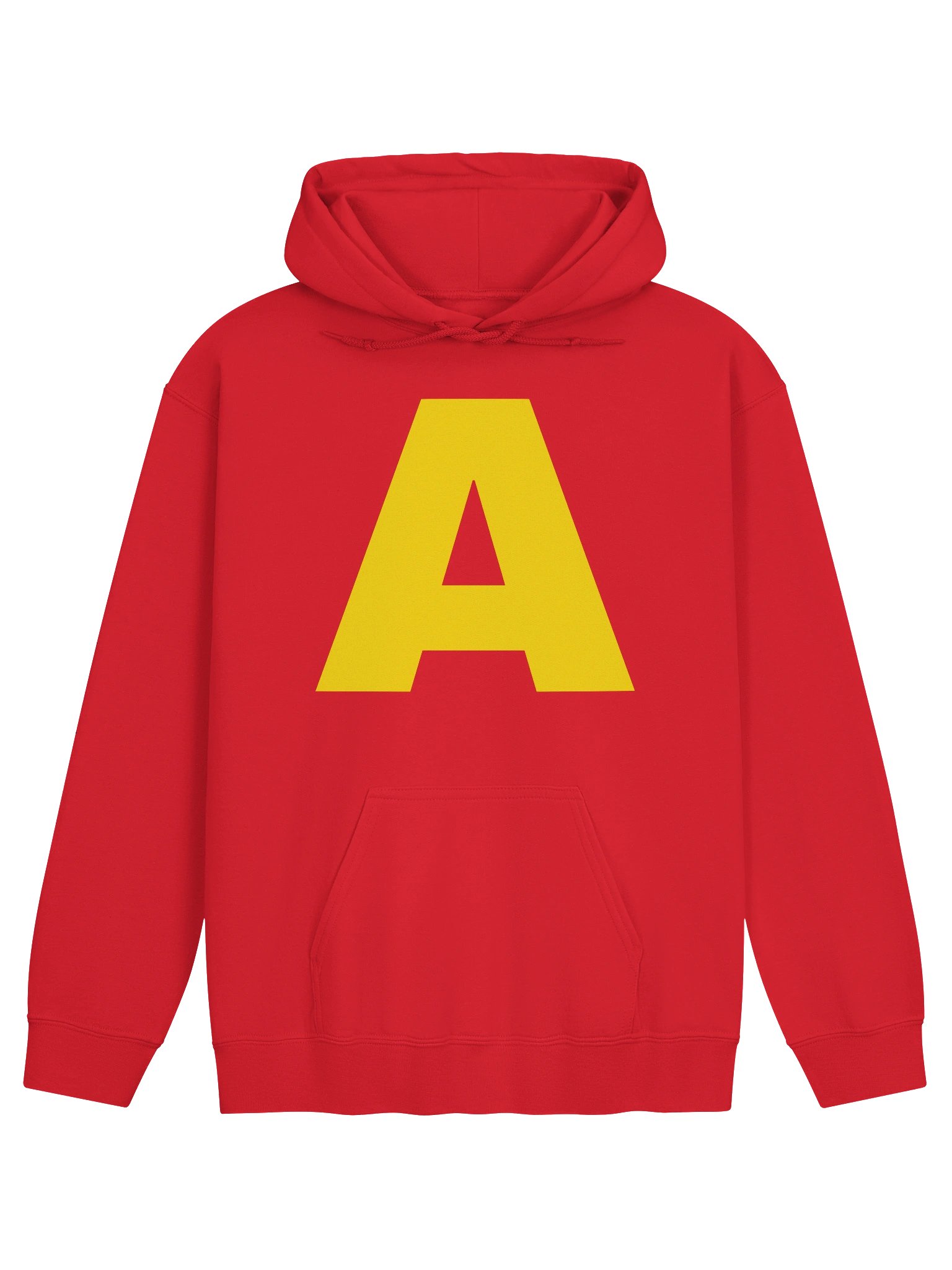 Funny The Chipmunks Hoodie | Chipmunks Halloween Thanksgiving Costume Tee, Letter A Red product image (1)