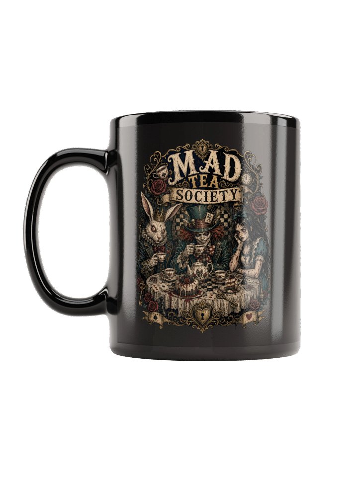 Mad Tea Society Gothic Horror Mug | Dark Tea Party Coffee Cup product image (1)