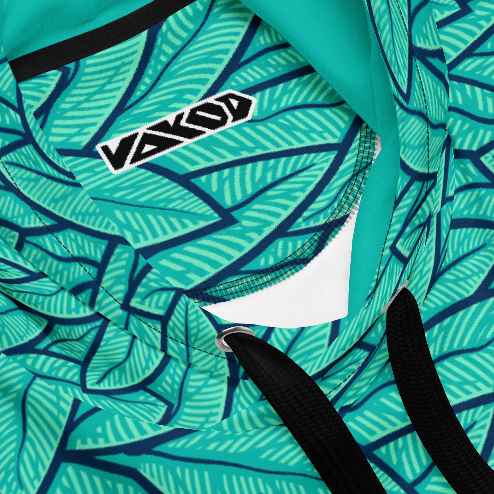 Cyan Leafs - Unisex Hoodie product image (4)