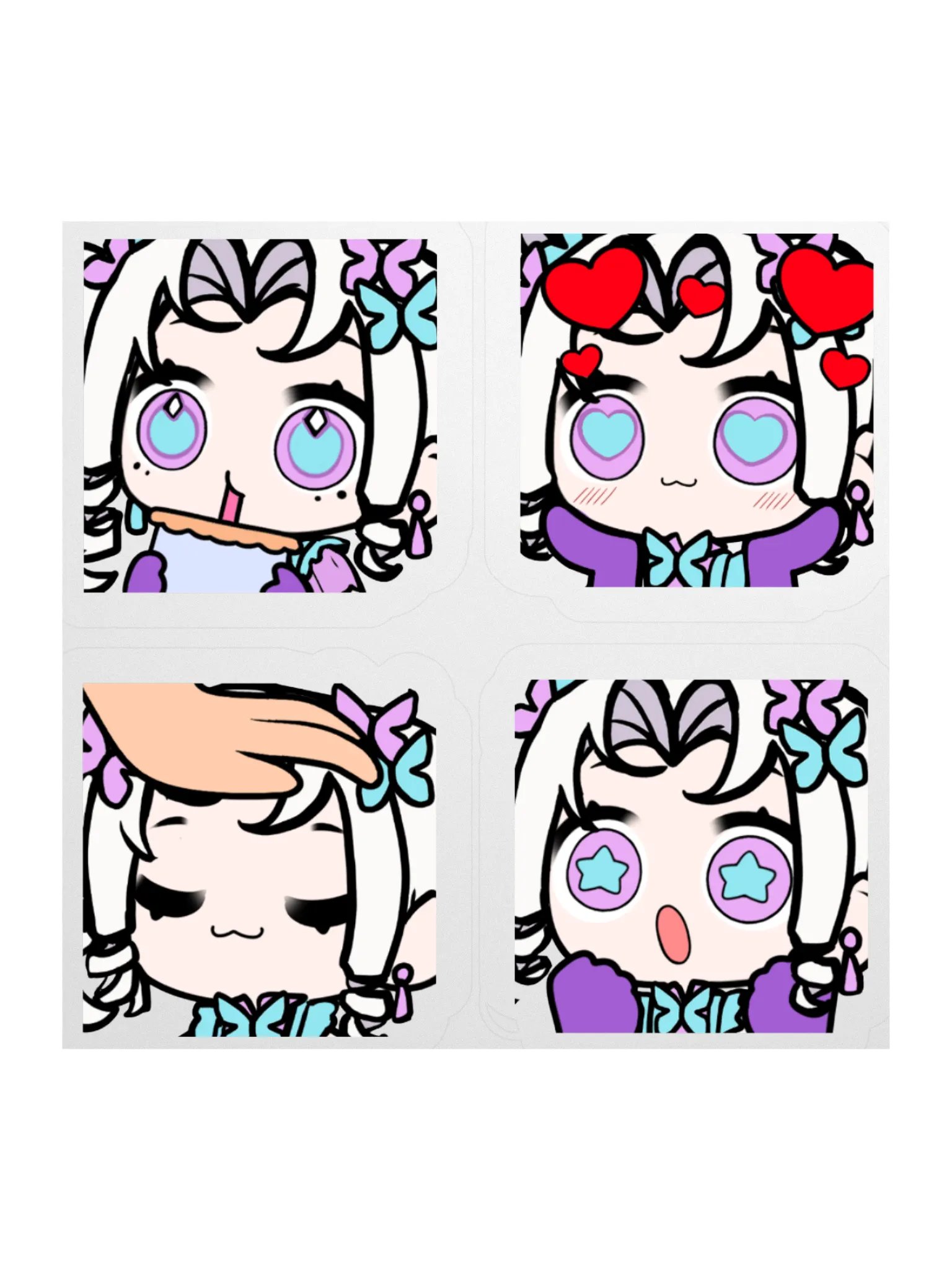 Pixie Emote Sticker Sheet 1 product image (1)
