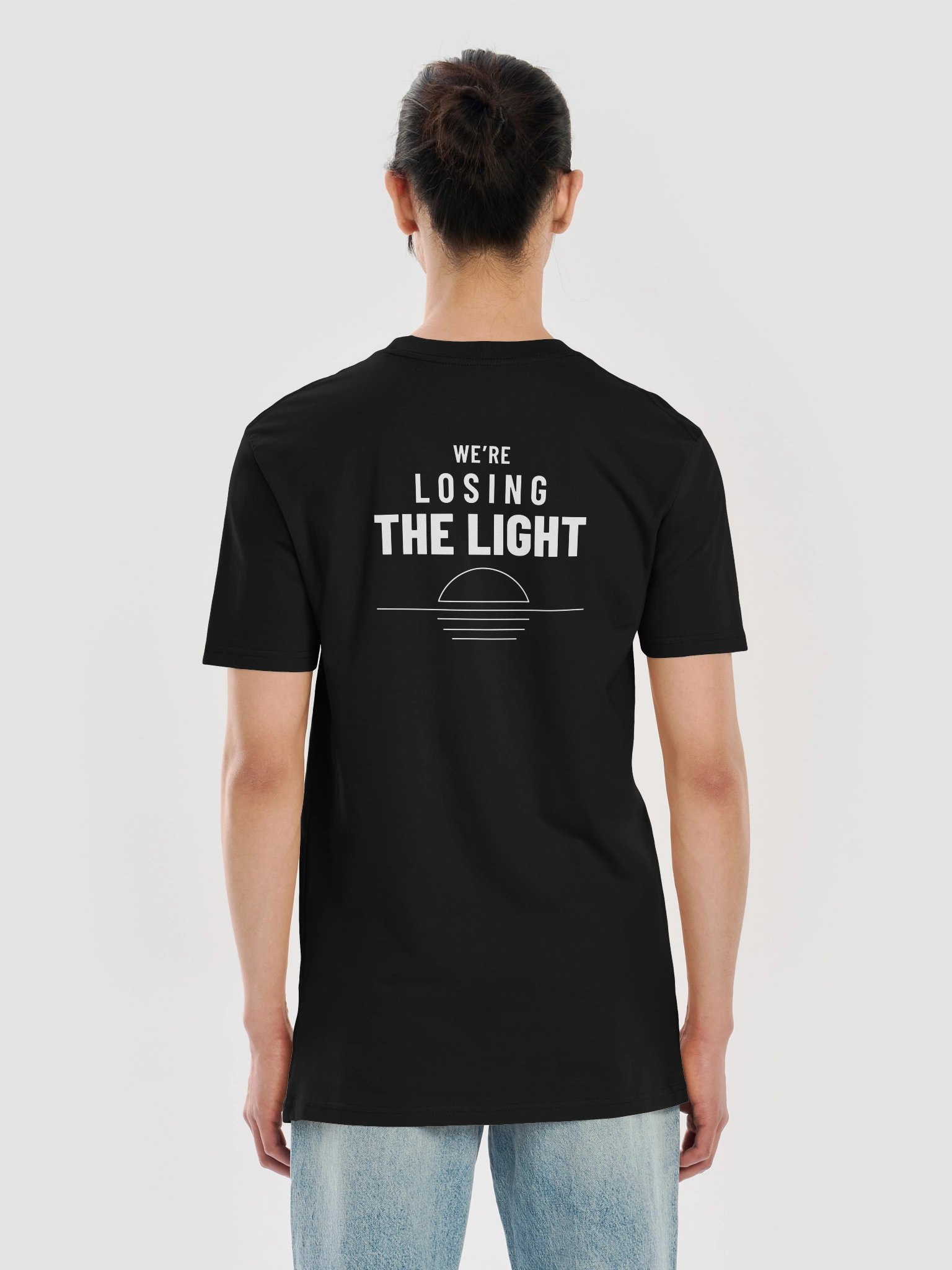 We’re Losing the Light | White Graphic Back product image (6)