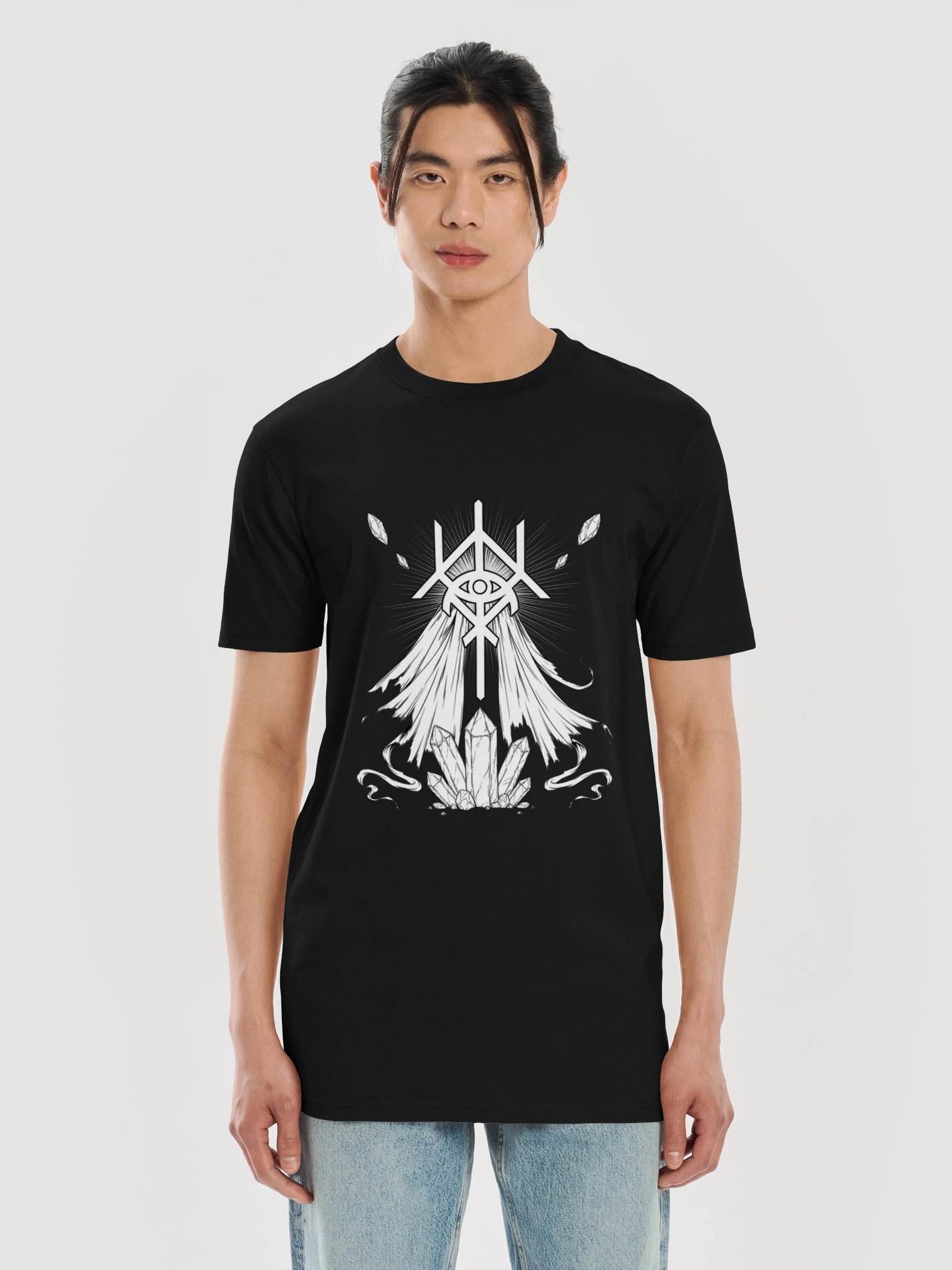 The Cryptic Seer // Ethereal Quartz Heavyweight Tee product image (7)