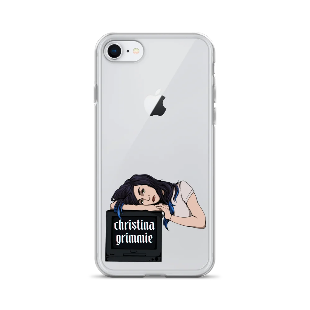 Grimmie TV Clear iPhone Case product image (2)