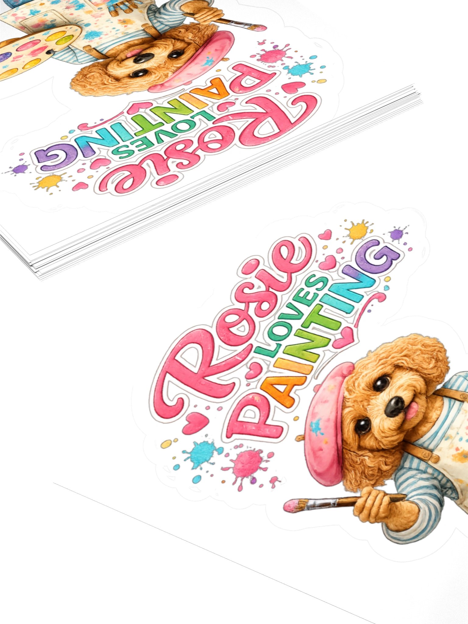 Rosie Loves Painting Sticker product image (4)