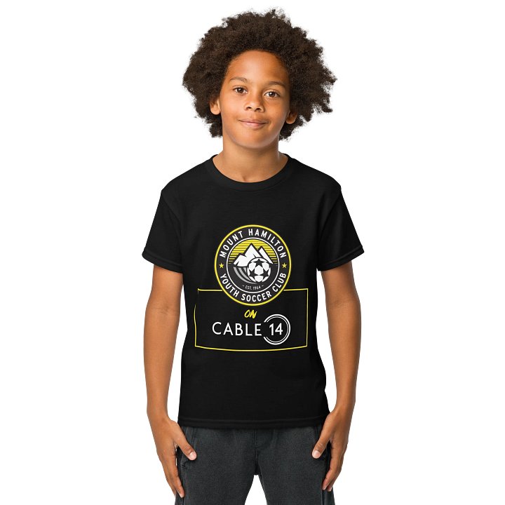 MHYSC on CABLE 14 (WHITE LOGO) YOUTH SPORT T-SHIRT product image (1)