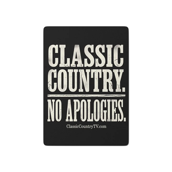 Classic Country. No Apologies. — Vintage Playing Cards product image (1)