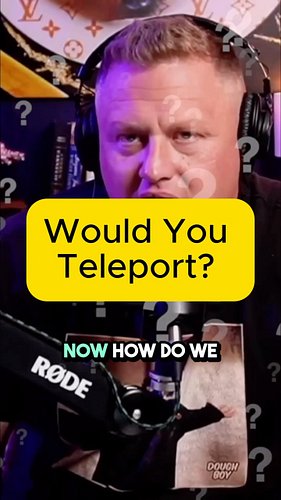 If teleportation comes to market sign me up….