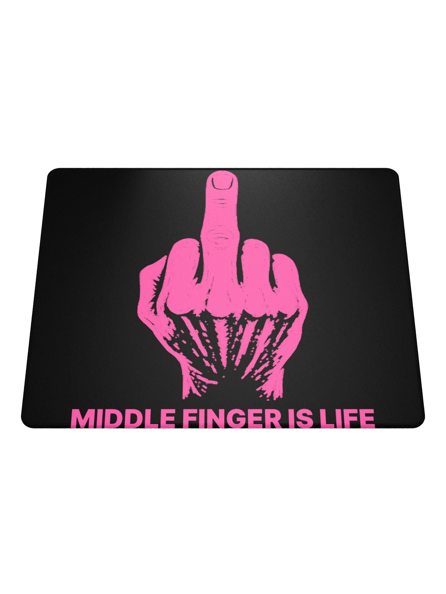 No ShopCo | Gaming Mouse Pad - Pink on Black product image (1)