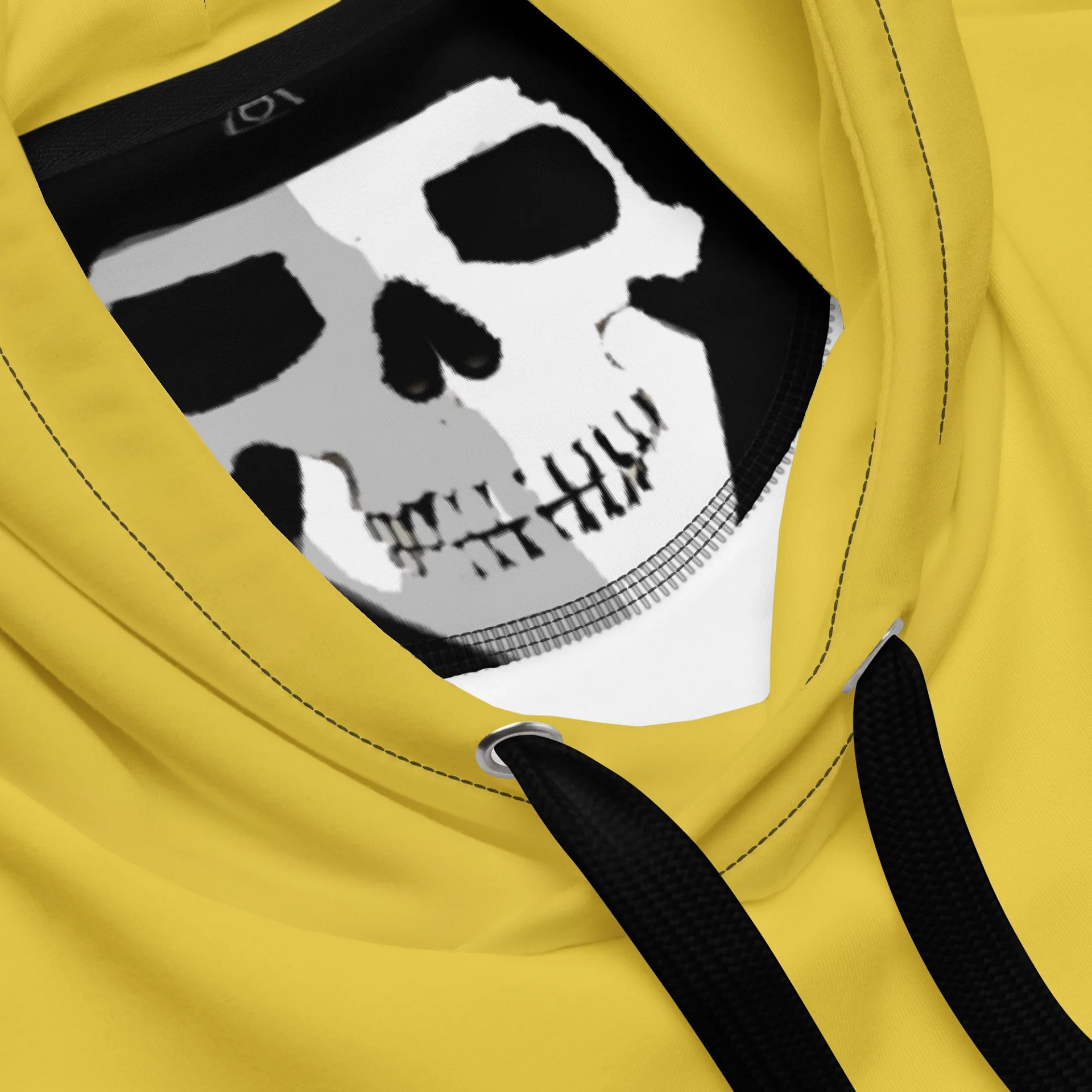 MUSTARD GOLD TEARWIPE HOODIE product image (4)