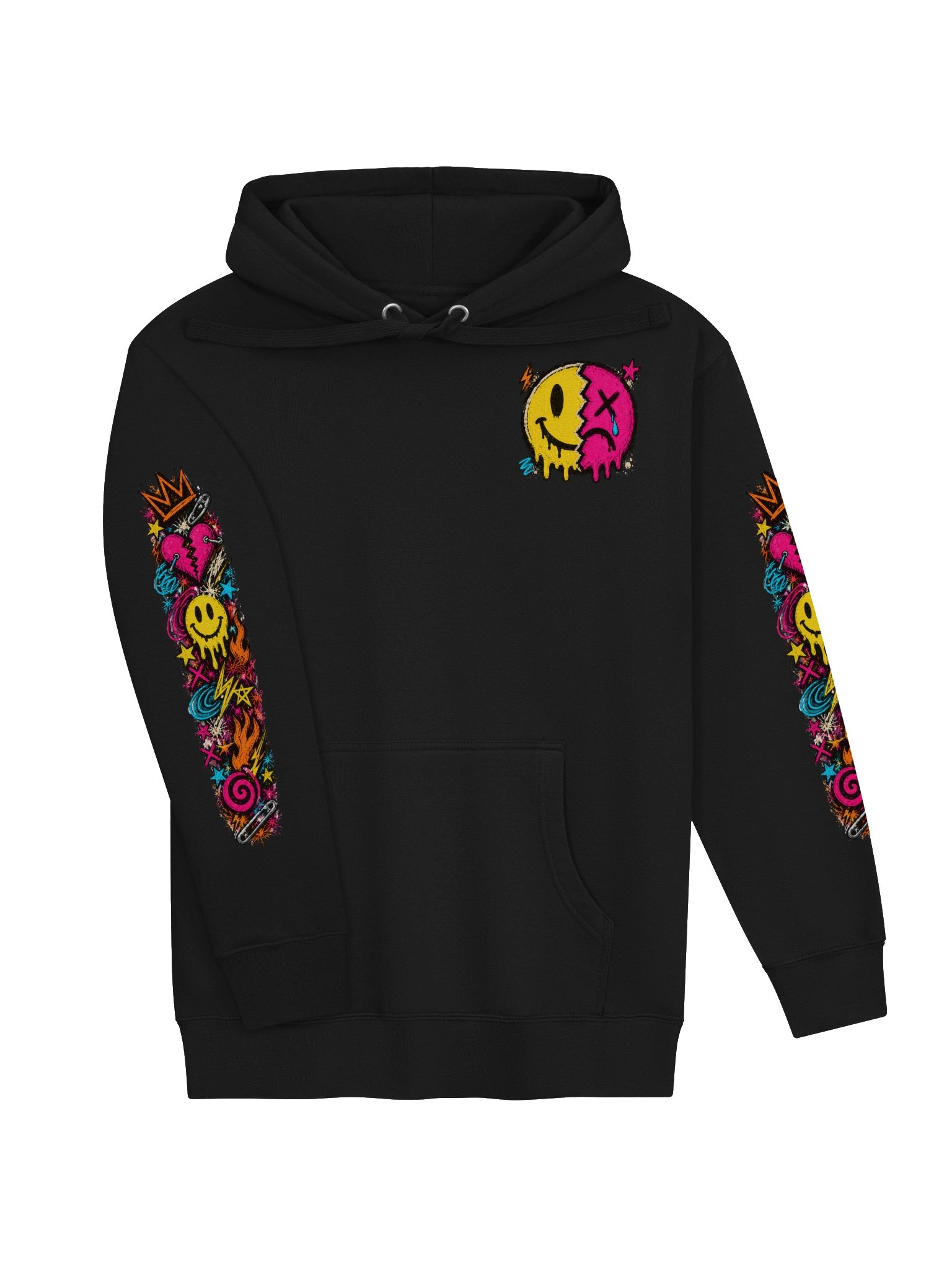 Mental Breakdown - Split Mood Graffiti Hoodie product image (15)