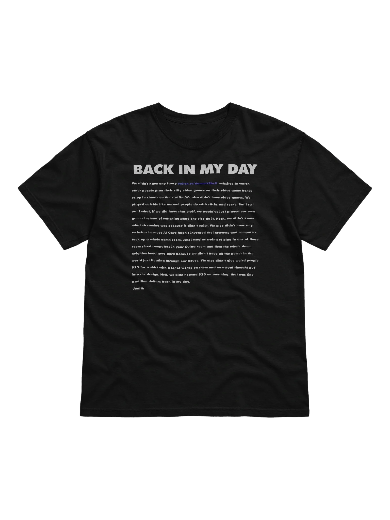 Back In My Day T-Shirt product image (89)