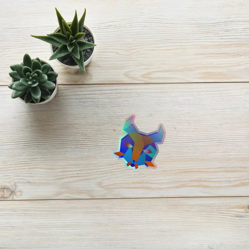 Lynx Head Holographic Sticker Set product image (8)